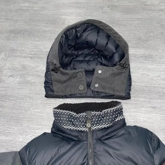 ALP N ROCK Chamonix Down Bomber Ski Jacket Women’s XS/1 Hoodie Full Zip Outdoors - Picture 9 of 16